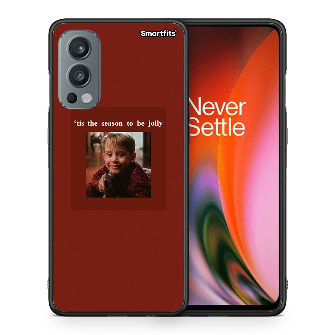 Θήκη OnePlus Nord 2 5G Xmas Ultimate Spirit από τη Smartfits με σχέδιο στο πίσω μέρος και μαύρο περίβλημα | OnePlus Nord 2 5G Xmas Ultimate Spirit case with colorful back and black bezels