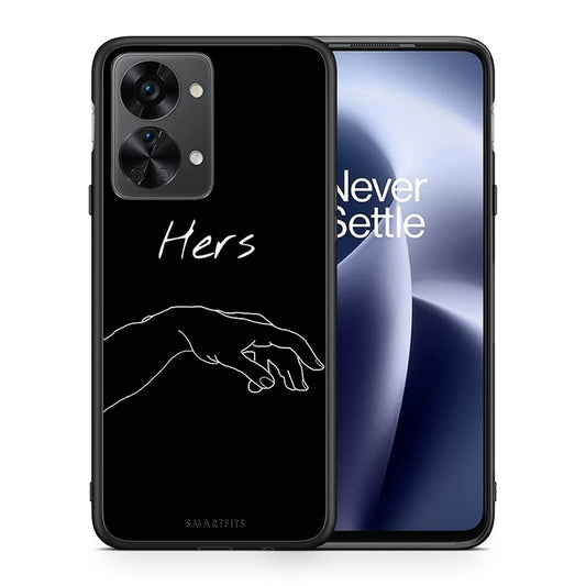 Θήκη Αγίου Βαλεντίνου OnePlus Nord 2T Aeshetic Love 1 από τη Smartfits με σχέδιο στο πίσω μέρος και μαύρο περίβλημα | OnePlus Nord 2T Aeshetic Love 1 case with colorful back and black bezels