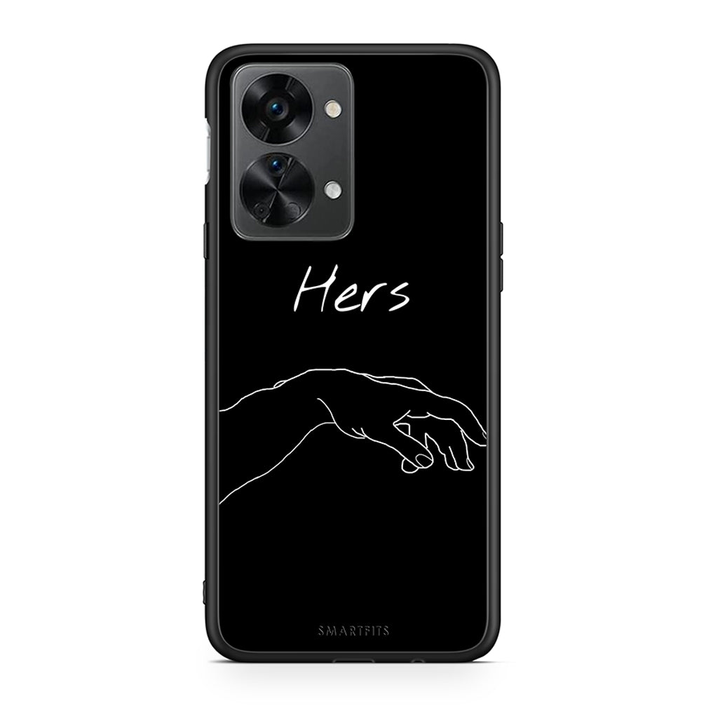 OnePlus Nord 2T Aeshetic Love 1 Θήκη Αγίου Βαλεντίνου από τη Smartfits με σχέδιο στο πίσω μέρος και μαύρο περίβλημα | Smartphone case with colorful back and black bezels by Smartfits