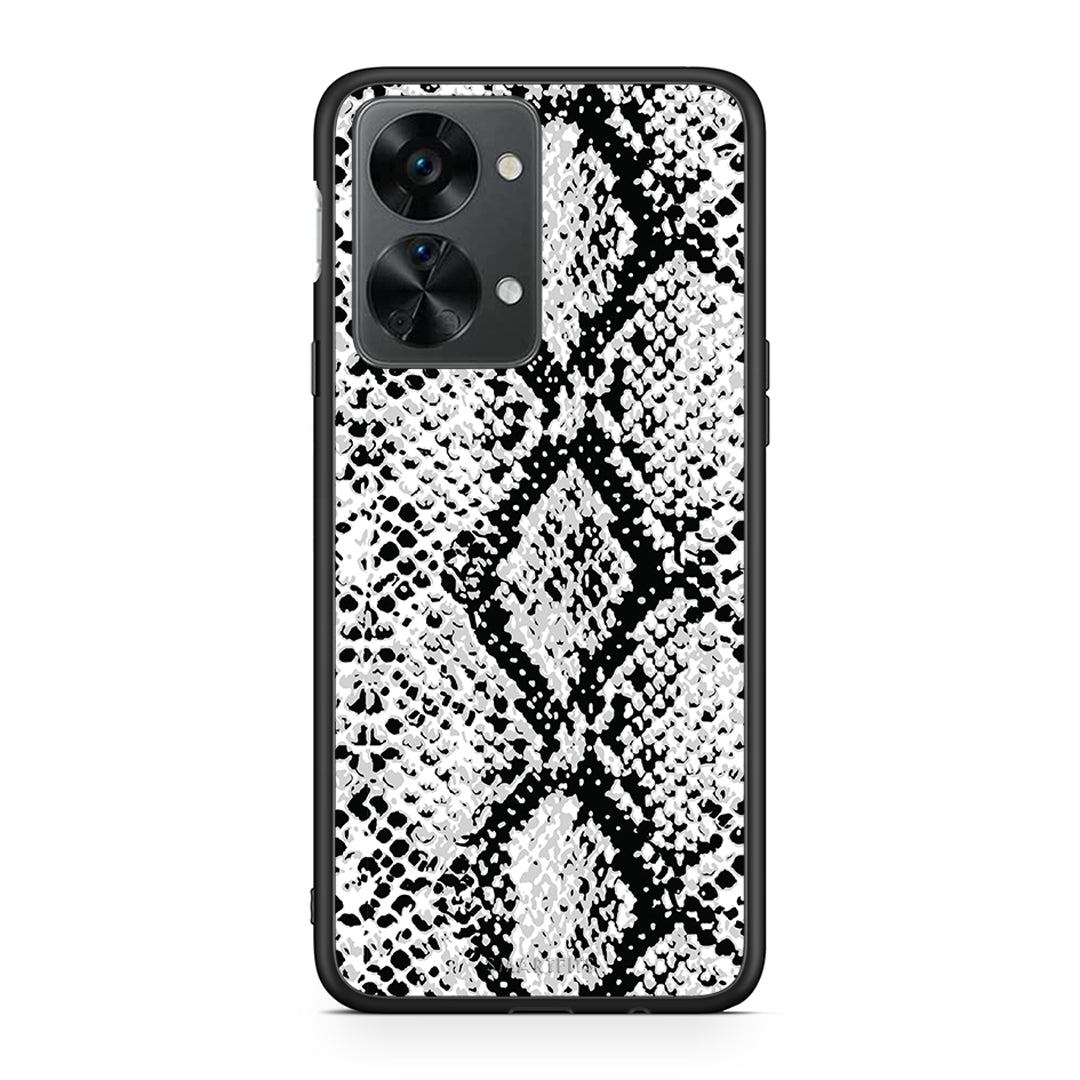 24 - OnePlus Nord 2T White Snake Animal case, cover, bumper