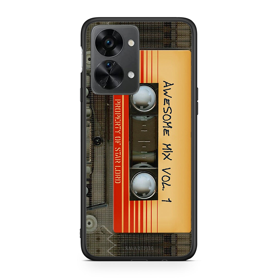 OnePlus Nord 2T Awesome Mix θήκη από τη Smartfits με σχέδιο στο πίσω μέρος και μαύρο περίβλημα | Smartphone case with colorful back and black bezels by Smartfits