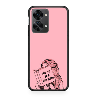 OnePlus Nord 2T Bad Bitch θήκη από τη Smartfits με σχέδιο στο πίσω μέρος και μαύρο περίβλημα | Smartphone case with colorful back and black bezels by Smartfits