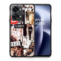 Thumbnail for Θήκη Αγίου Βαλεντίνου OnePlus Nord 2T Collage Fashion από τη Smartfits με σχέδιο στο πίσω μέρος και μαύρο περίβλημα | OnePlus Nord 2T Collage Fashion case with colorful back and black bezels