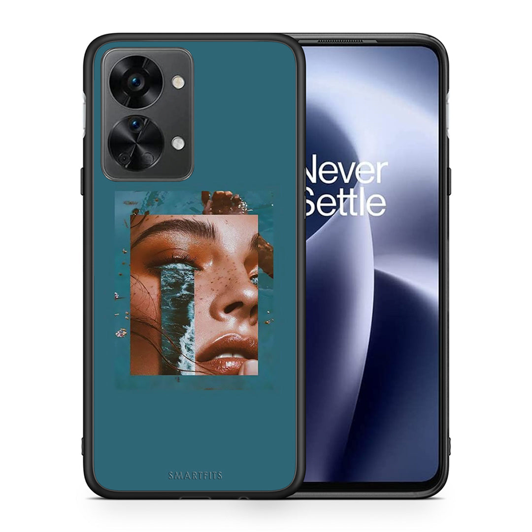 Θήκη OnePlus Nord 2T Cry An Ocean από τη Smartfits με σχέδιο στο πίσω μέρος και μαύρο περίβλημα | OnePlus Nord 2T Cry An Ocean case with colorful back and black bezels