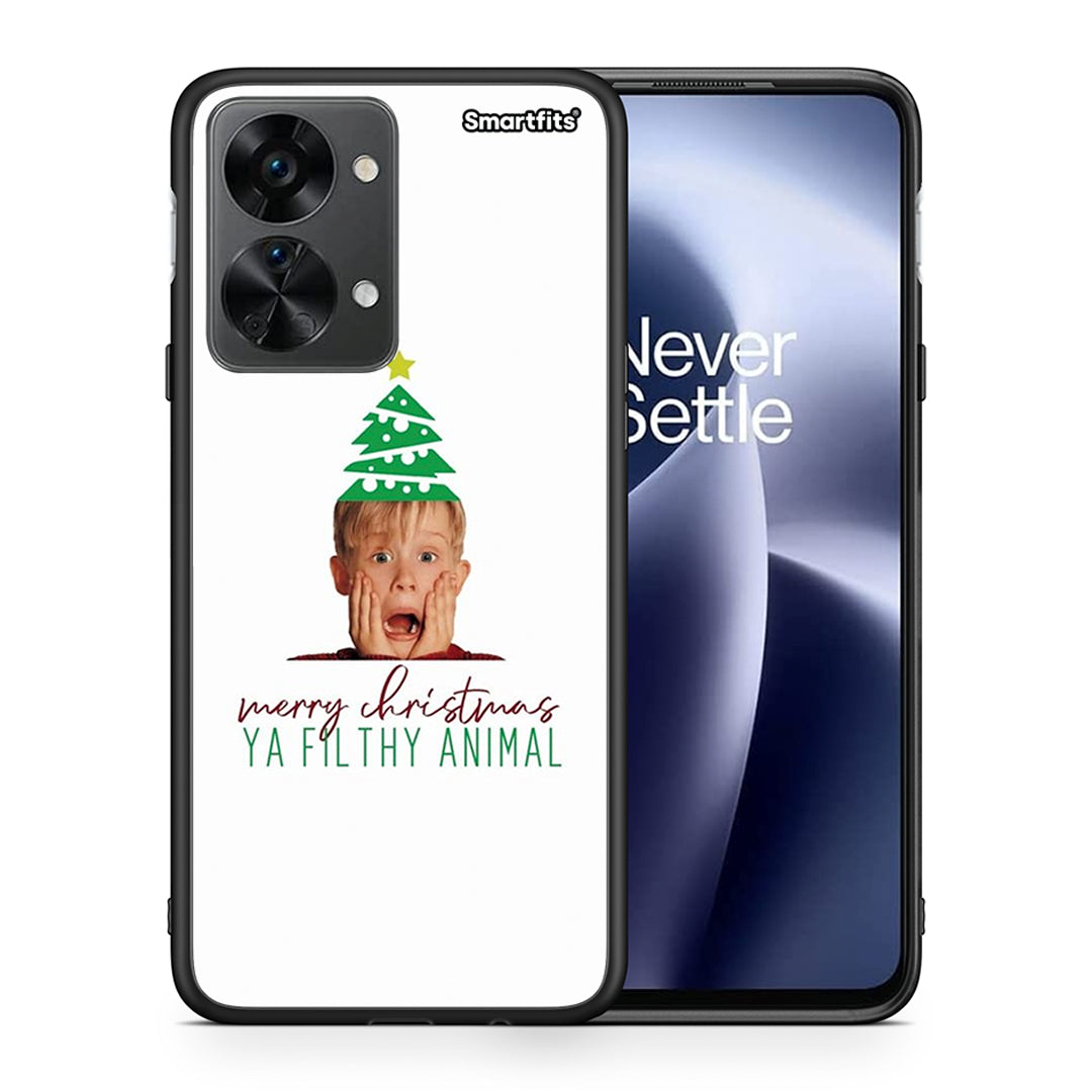 Θήκη OnePlus Nord 2T Filthy Animal από τη Smartfits με σχέδιο στο πίσω μέρος και μαύρο περίβλημα | OnePlus Nord 2T Filthy Animal case with colorful back and black bezels