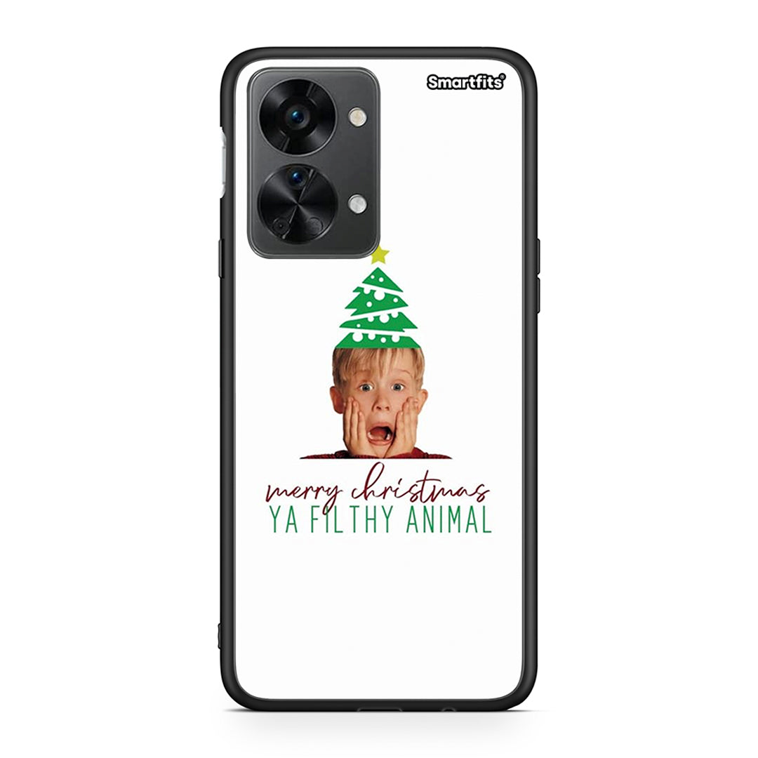 OnePlus Nord 2T Filthy Animal θήκη από τη Smartfits με σχέδιο στο πίσω μέρος και μαύρο περίβλημα | Smartphone case with colorful back and black bezels by Smartfits