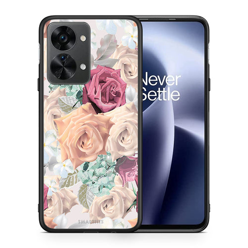 Θήκη OnePlus Nord 2T Bouquet Floral από τη Smartfits με σχέδιο στο πίσω μέρος και μαύρο περίβλημα | OnePlus Nord 2T Bouquet Floral case with colorful back and black bezels