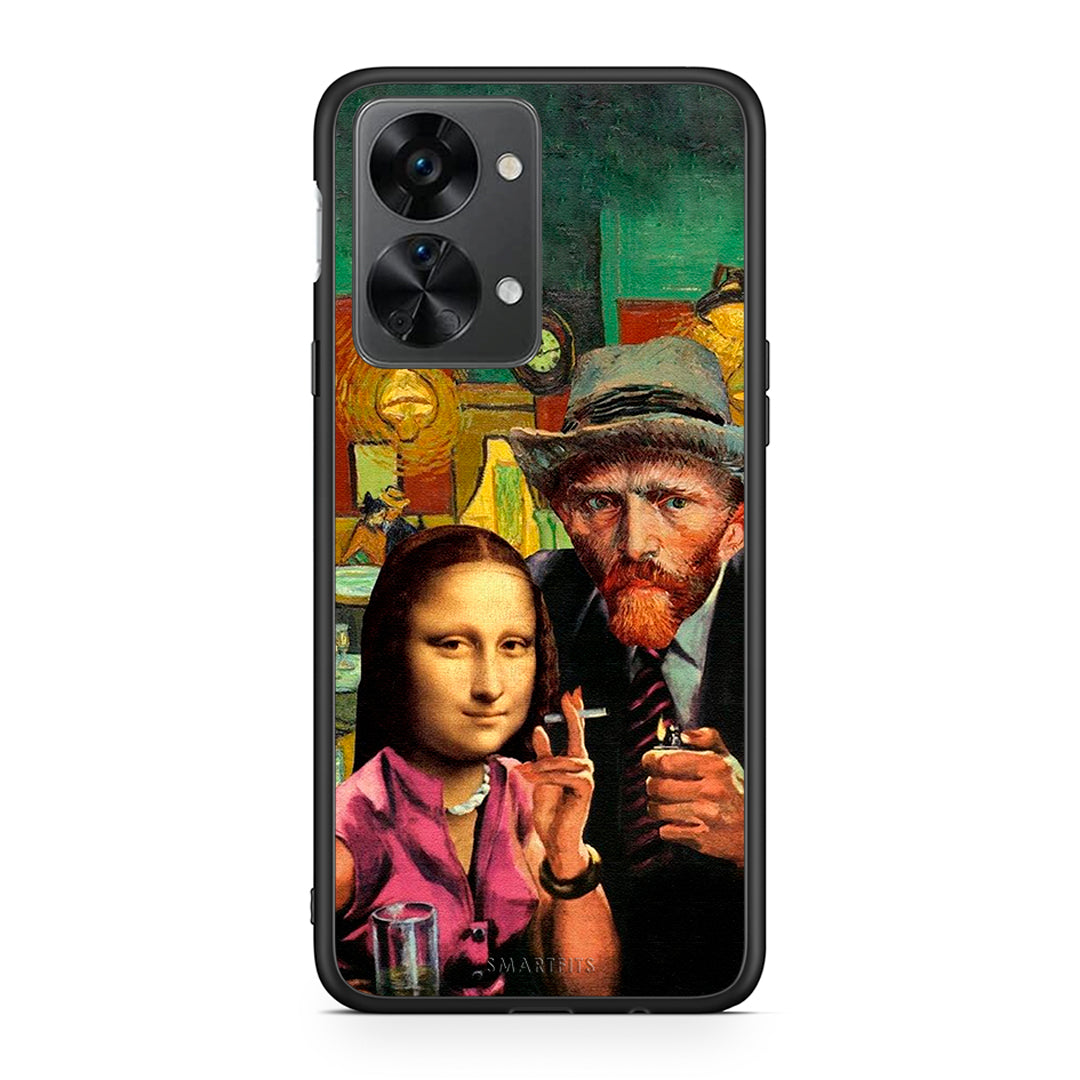 OnePlus Nord 2T Funny Art θήκη από τη Smartfits με σχέδιο στο πίσω μέρος και μαύρο περίβλημα | Smartphone case with colorful back and black bezels by Smartfits