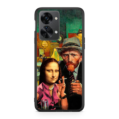 OnePlus Nord 2T Funny Art θήκη από τη Smartfits με σχέδιο στο πίσω μέρος και μαύρο περίβλημα | Smartphone case with colorful back and black bezels by Smartfits