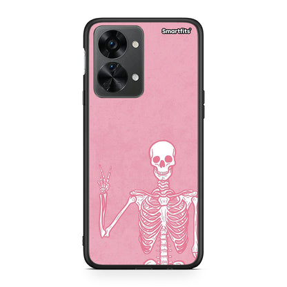 OnePlus Nord 2T Halloween Motivation θήκη από τη Smartfits με σχέδιο στο πίσω μέρος και μαύρο περίβλημα | Smartphone case with colorful back and black bezels by Smartfits
