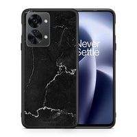 Thumbnail for Θήκη OnePlus Nord 2T Marble Black από τη Smartfits με σχέδιο στο πίσω μέρος και μαύρο περίβλημα | OnePlus Nord 2T Marble Black case with colorful back and black bezels