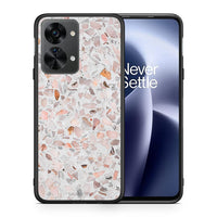 Thumbnail for Θήκη OnePlus Nord 2T Marble Terrazzo από τη Smartfits με σχέδιο στο πίσω μέρος και μαύρο περίβλημα | OnePlus Nord 2T Marble Terrazzo case with colorful back and black bezels