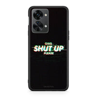 Thumbnail for OnePlus Nord 2T OMG ShutUp θήκη από τη Smartfits με σχέδιο στο πίσω μέρος και μαύρο περίβλημα | Smartphone case with colorful back and black bezels by Smartfits