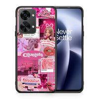 Thumbnail for Θήκη Αγίου Βαλεντίνου OnePlus Nord 2T Pink Love από τη Smartfits με σχέδιο στο πίσω μέρος και μαύρο περίβλημα | OnePlus Nord 2T Pink Love case with colorful back and black bezels