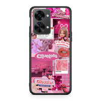 Thumbnail for OnePlus Nord 2T Pink Love Θήκη Αγίου Βαλεντίνου από τη Smartfits με σχέδιο στο πίσω μέρος και μαύρο περίβλημα | Smartphone case with colorful back and black bezels by Smartfits