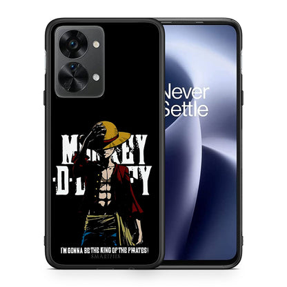 Θήκη OnePlus Nord 2T Pirate King από τη Smartfits με σχέδιο στο πίσω μέρος και μαύρο περίβλημα | OnePlus Nord 2T Pirate King case with colorful back and black bezels