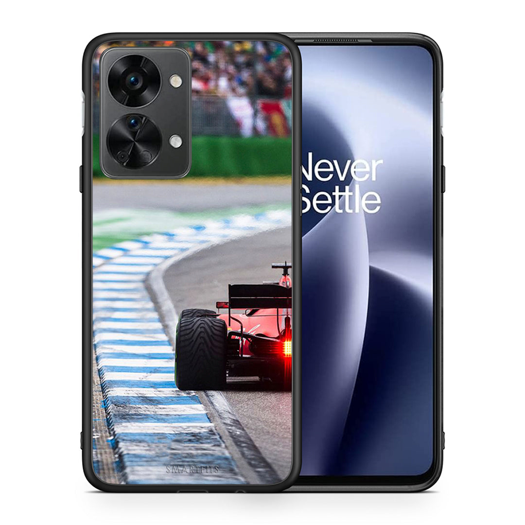 Θήκη OnePlus Nord 2T Racing Vibes από τη Smartfits με σχέδιο στο πίσω μέρος και μαύρο περίβλημα | OnePlus Nord 2T Racing Vibes case with colorful back and black bezels