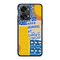 Thumbnail for OnePlus Nord 2T Sunset Memories Θήκη από τη Smartfits με σχέδιο στο πίσω μέρος και μαύρο περίβλημα | Smartphone case with colorful back and black bezels by Smartfits