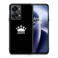 Thumbnail for Θήκη OnePlus Nord 2T Queen Valentine από τη Smartfits με σχέδιο στο πίσω μέρος και μαύρο περίβλημα | OnePlus Nord 2T Queen Valentine case with colorful back and black bezels