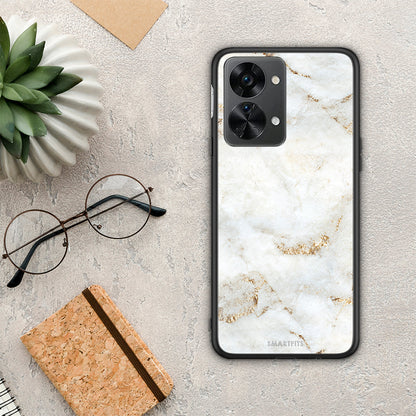 White Gold Marble - OnePlus Nord 2T θήκη