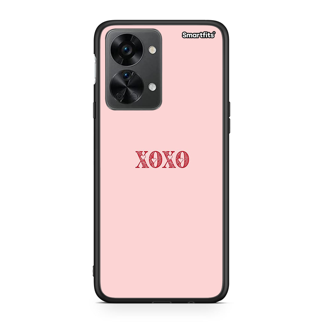 OnePlus Nord 2T XOXO Love θήκη από τη Smartfits με σχέδιο στο πίσω μέρος και μαύρο περίβλημα | Smartphone case with colorful back and black bezels by Smartfits