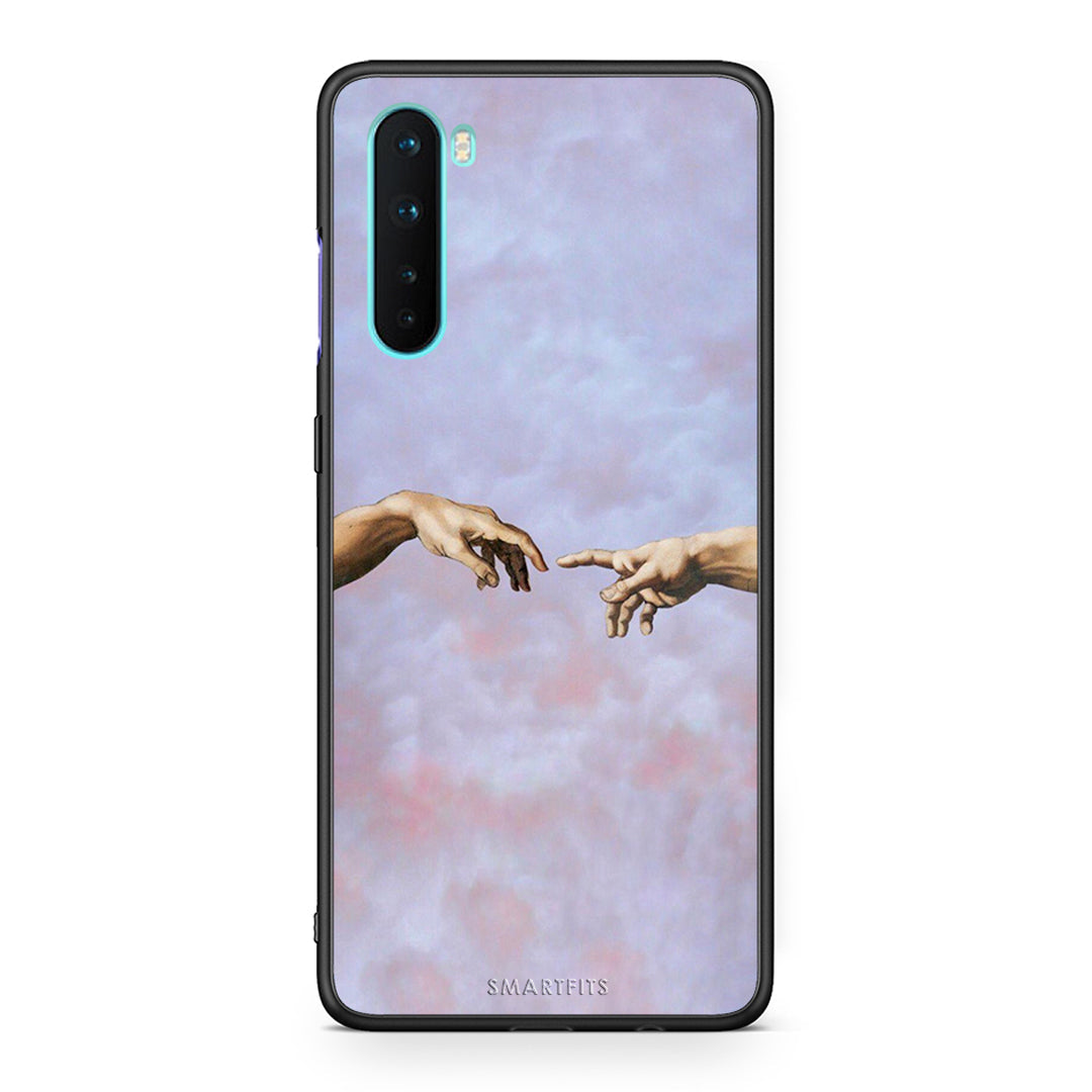 OnePlus Nord 5G Adam Hand θήκη από τη Smartfits με σχέδιο στο πίσω μέρος και μαύρο περίβλημα | Smartphone case with colorful back and black bezels by Smartfits