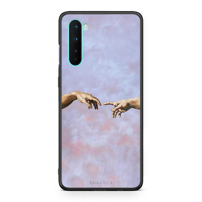 OnePlus Nord 5G Adam Hand θήκη από τη Smartfits με σχέδιο στο πίσω μέρος και μαύρο περίβλημα | Smartphone case with colorful back and black bezels by Smartfits
