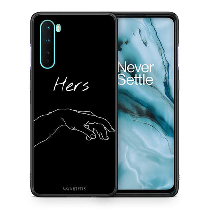Θήκη Αγίου Βαλεντίνου OnePlus Nord 5G Aeshetic Love 1 από τη Smartfits με σχέδιο στο πίσω μέρος και μαύρο περίβλημα | OnePlus Nord 5G Aeshetic Love 1 case with colorful back and black bezels