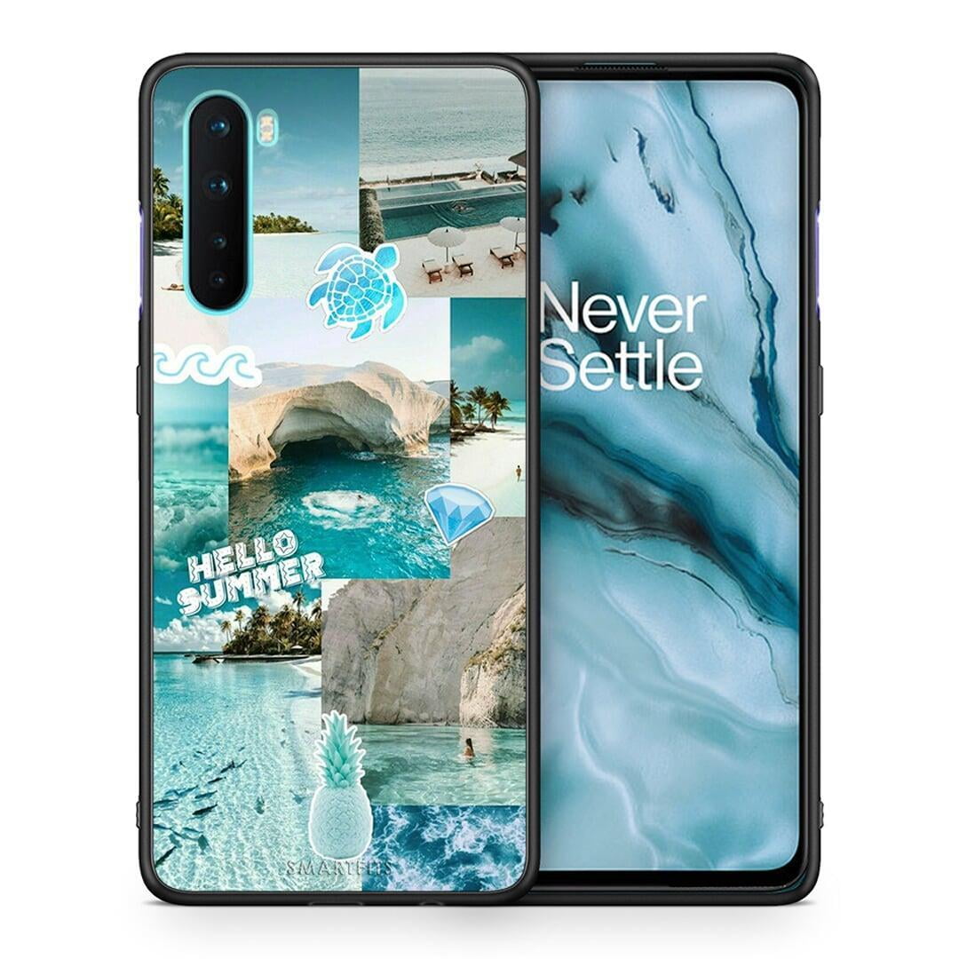 Θήκη OnePlus Nord 5G Aesthetic Summer από τη Smartfits με σχέδιο στο πίσω μέρος και μαύρο περίβλημα | OnePlus Nord 5G Aesthetic Summer case with colorful back and black bezels