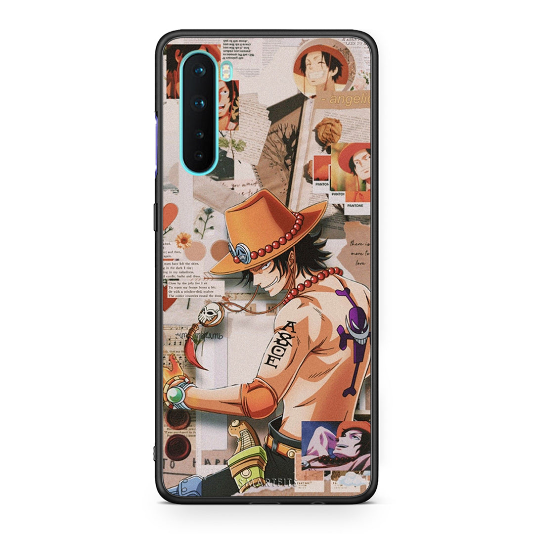 OnePlus Nord 5G Anime Collage θήκη από τη Smartfits με σχέδιο στο πίσω μέρος και μαύρο περίβλημα | Smartphone case with colorful back and black bezels by Smartfits