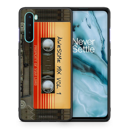 Θήκη OnePlus Nord 5G Awesome Mix από τη Smartfits με σχέδιο στο πίσω μέρος και μαύρο περίβλημα | OnePlus Nord 5G Awesome Mix case with colorful back and black bezels