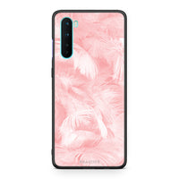 Thumbnail for 33 - OnePlus Nord 5G Pink Feather Boho case, cover, bumper