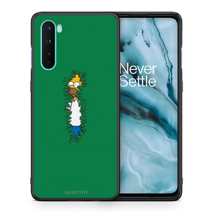 Θήκη Αγίου Βαλεντίνου OnePlus Nord 5G Bush Man από τη Smartfits με σχέδιο στο πίσω μέρος και μαύρο περίβλημα | OnePlus Nord 5G Bush Man case with colorful back and black bezels