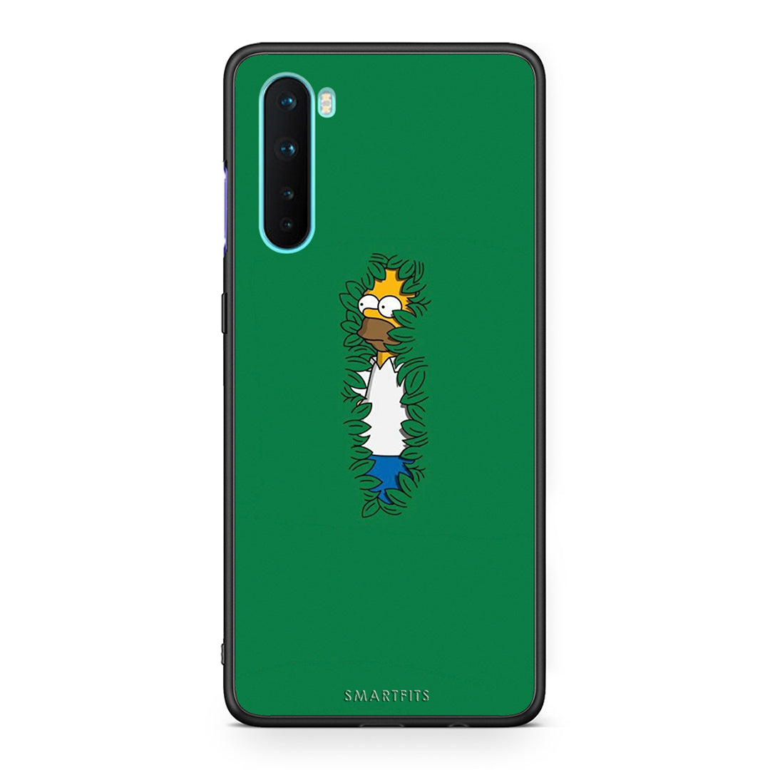 OnePlus Nord 5G Bush Man Θήκη Αγίου Βαλεντίνου από τη Smartfits με σχέδιο στο πίσω μέρος και μαύρο περίβλημα | Smartphone case with colorful back and black bezels by Smartfits