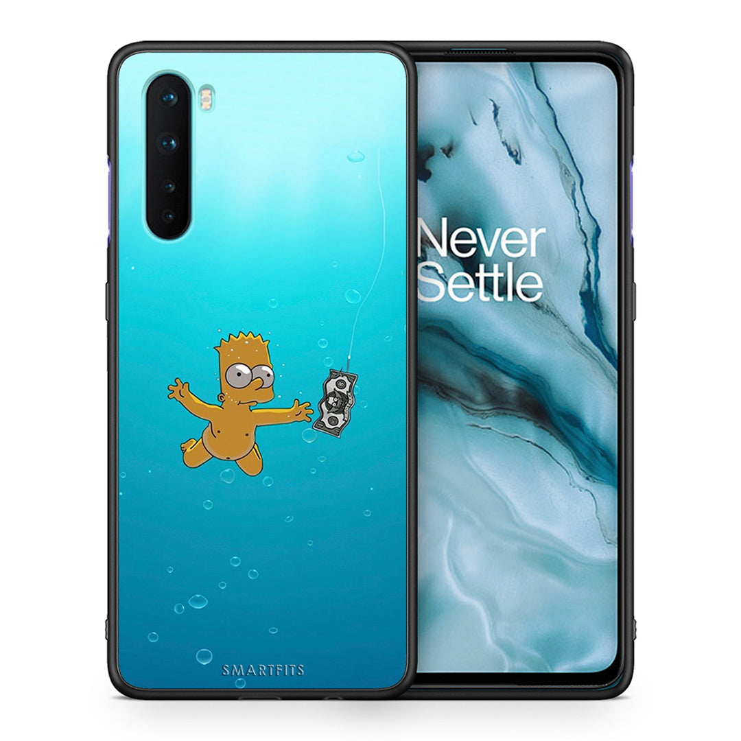 Θήκη OnePlus Nord 5G Chasing Money από τη Smartfits με σχέδιο στο πίσω μέρος και μαύρο περίβλημα | OnePlus Nord 5G Chasing Money case with colorful back and black bezels