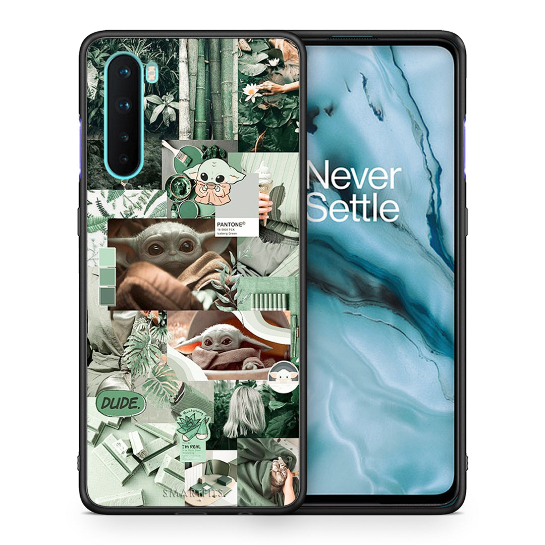 Θήκη Αγίου Βαλεντίνου OnePlus Nord 5G Collage Dude από τη Smartfits με σχέδιο στο πίσω μέρος και μαύρο περίβλημα | OnePlus Nord 5G Collage Dude case with colorful back and black bezels