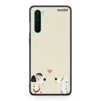 Thumbnail for OnePlus Nord 5G Dalmatians Love θήκη από τη Smartfits με σχέδιο στο πίσω μέρος και μαύρο περίβλημα | Smartphone case with colorful back and black bezels by Smartfits
