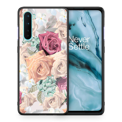 Θήκη OnePlus Nord 5G Bouquet Floral από τη Smartfits με σχέδιο στο πίσω μέρος και μαύρο περίβλημα | OnePlus Nord 5G Bouquet Floral case with colorful back and black bezels