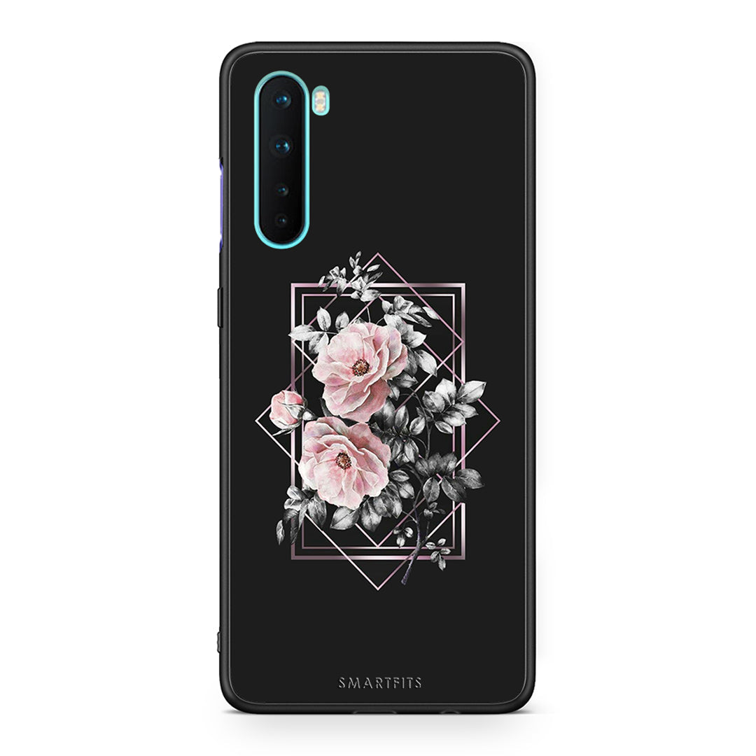 4 - OnePlus Nord 5G Frame Flower case, cover, bumper