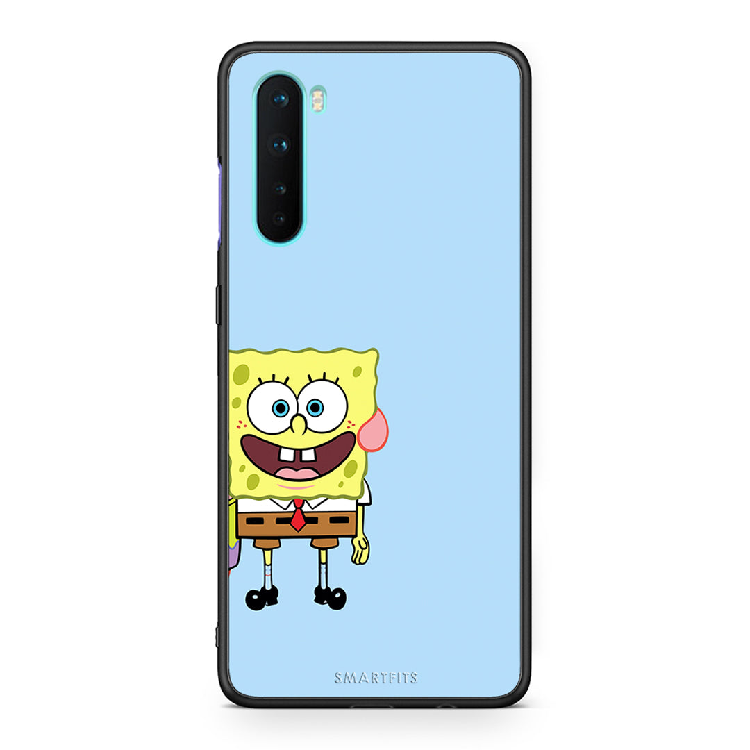OnePlus Nord 5G Friends Bob θήκη από τη Smartfits με σχέδιο στο πίσω μέρος και μαύρο περίβλημα | Smartphone case with colorful back and black bezels by Smartfits