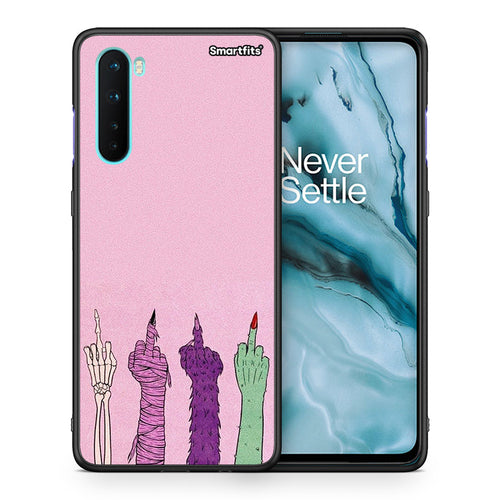 Θήκη OnePlus Nord 5G Halloween Be A Lady από τη Smartfits με σχέδιο στο πίσω μέρος και μαύρο περίβλημα | OnePlus Nord 5G Halloween Be A Lady case with colorful back and black bezels