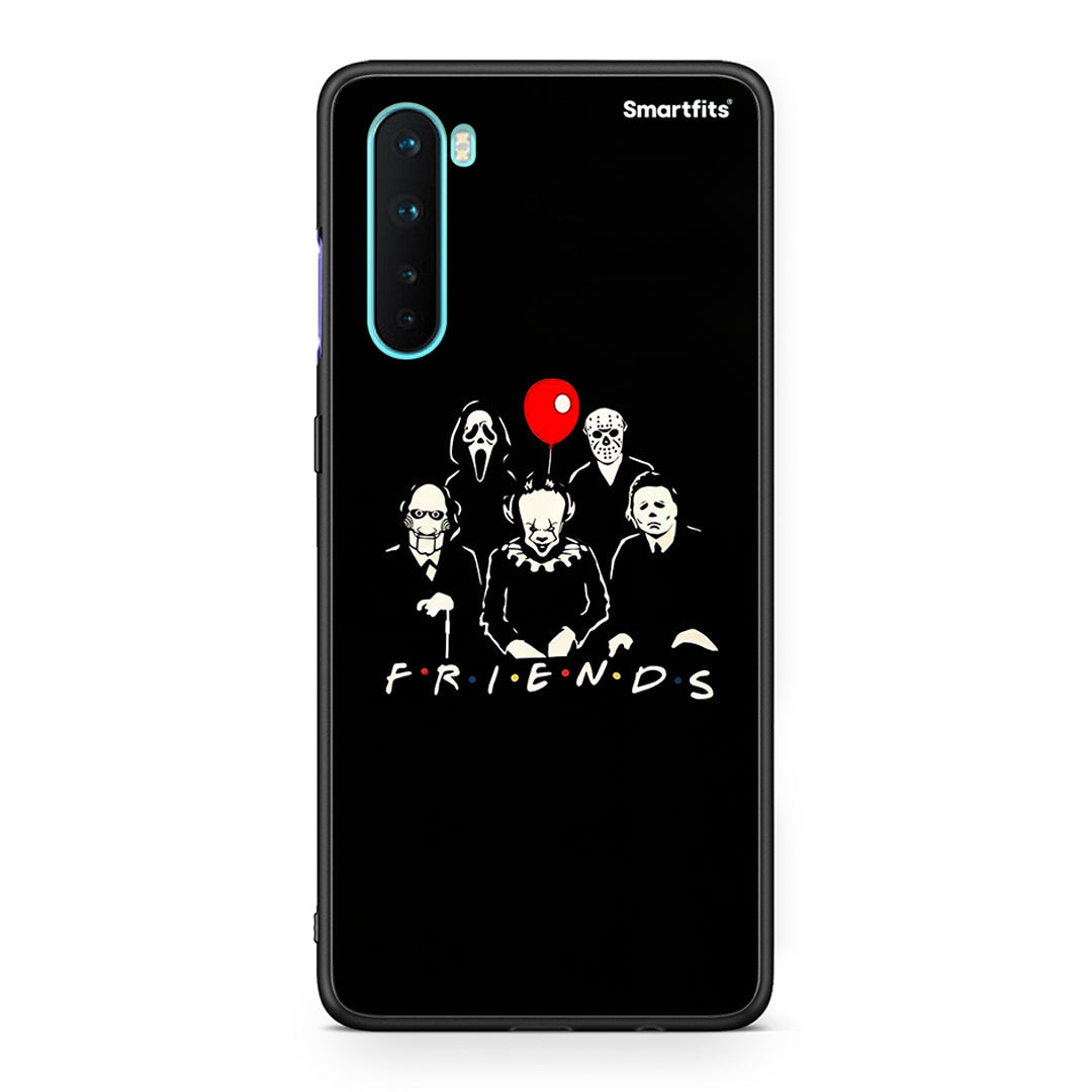 OnePlus Nord 5G Halloween Friends Θήκη από τη Smartfits με σχέδιο στο πίσω μέρος και μαύρο περίβλημα | Smartphone case with colorful back and black bezels by Smartfits