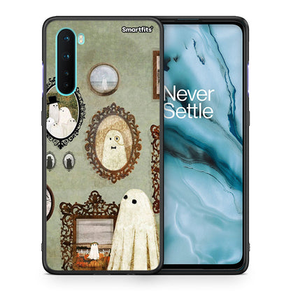 Θήκη OnePlus Nord 5G Halloween Ghost Season από τη Smartfits με σχέδιο στο πίσω μέρος και μαύρο περίβλημα | OnePlus Nord 5G Halloween Ghost Season case with colorful back and black bezels