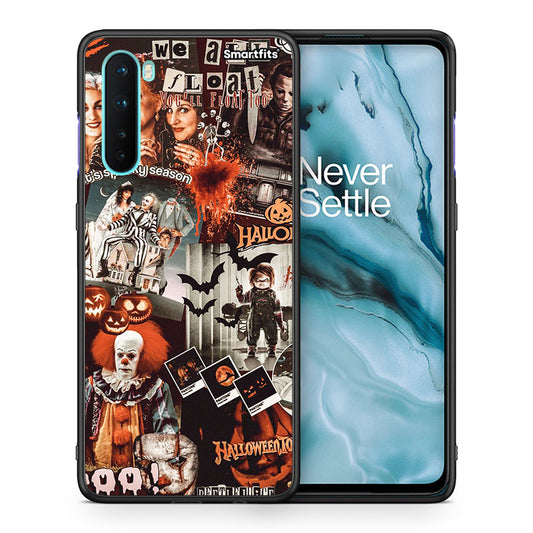 Θήκη OnePlus Nord 5G Halloween Spooky Season από τη Smartfits με σχέδιο στο πίσω μέρος και μαύρο περίβλημα | OnePlus Nord 5G Halloween Spooky Season case with colorful back and black bezels