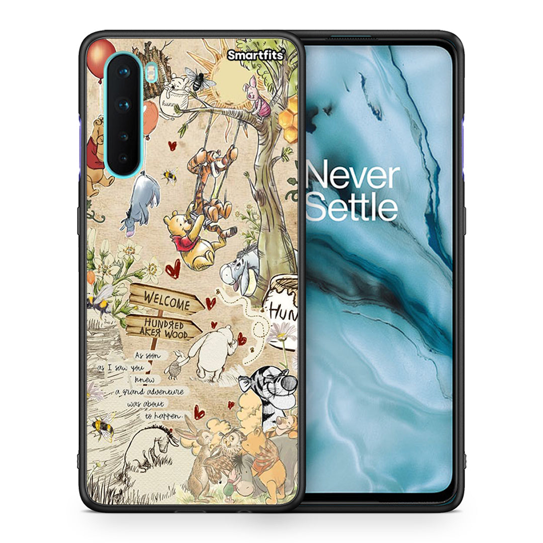 Θήκη OnePlus Nord 5G Happy Friends από τη Smartfits με σχέδιο στο πίσω μέρος και μαύρο περίβλημα | OnePlus Nord 5G Happy Friends case with colorful back and black bezels