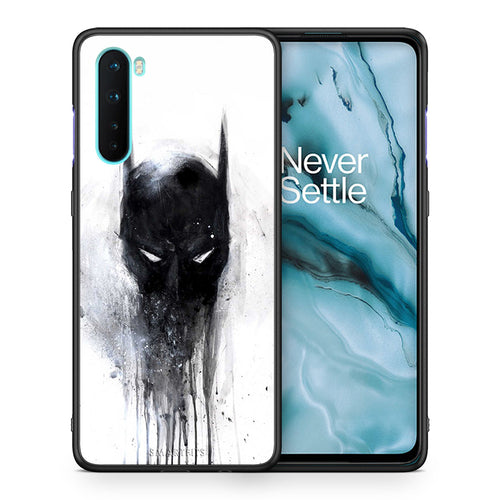 Θήκη OnePlus Nord 5G Paint Bat Hero από τη Smartfits με σχέδιο στο πίσω μέρος και μαύρο περίβλημα | OnePlus Nord 5G Paint Bat Hero case with colorful back and black bezels