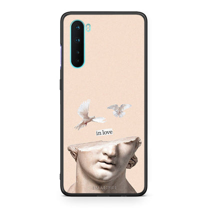 OnePlus Nord 5G In Love θήκη από τη Smartfits με σχέδιο στο πίσω μέρος και μαύρο περίβλημα | Smartphone case with colorful back and black bezels by Smartfits