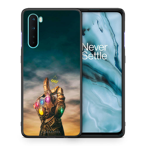 Θήκη OnePlus Nord 5G Infinity Snap από τη Smartfits με σχέδιο στο πίσω μέρος και μαύρο περίβλημα | OnePlus Nord 5G Infinity Snap case with colorful back and black bezels