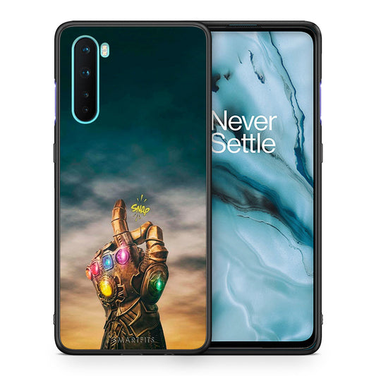 Θήκη OnePlus Nord 5G Infinity Snap από τη Smartfits με σχέδιο στο πίσω μέρος και μαύρο περίβλημα | OnePlus Nord 5G Infinity Snap case with colorful back and black bezels