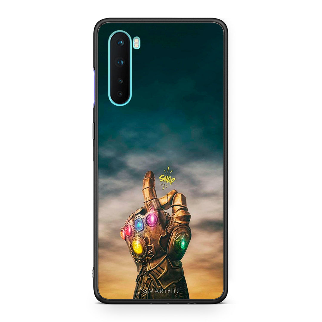 OnePlus Nord 5G Infinity Snap θήκη από τη Smartfits με σχέδιο στο πίσω μέρος και μαύρο περίβλημα | Smartphone case with colorful back and black bezels by Smartfits
